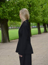 Hulda figursyet blazer - Sort