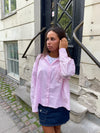 Kendall skjorte med striber - Lyserød/hvid