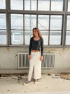 Edelita denim nederdel - Hvid