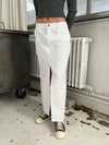 Edelita denim nederdel - Hvid