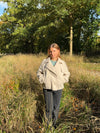 Marigona kort frakke - Beige