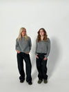 Nuna lavtaljede jeans - Sort