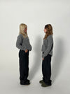 Nuna lavtaljede jeans - Sort