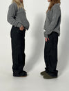 Nuna lavtaljede jeans - Sort