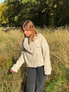 Marigona kort frakke - Beige