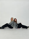 Nuna lavtaljede jeans - Sort