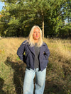 Marigona kort frakke - Navy