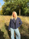 Marigona kort frakke - Navy