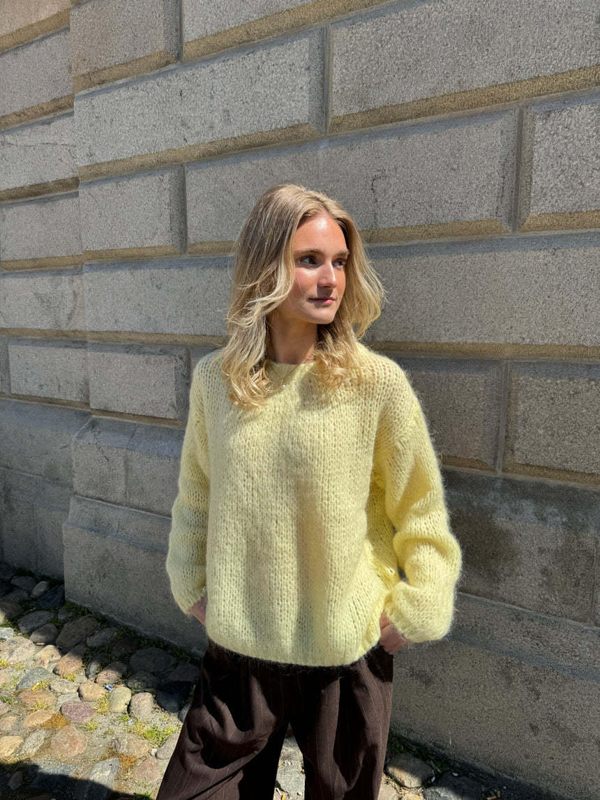 Genevieve striktrøje - Gul