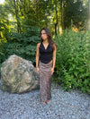 Crystal nederdel - Leopard