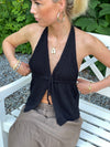 Sibba strikket top - Sort