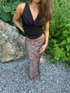 Crystal nederdel - Leopard