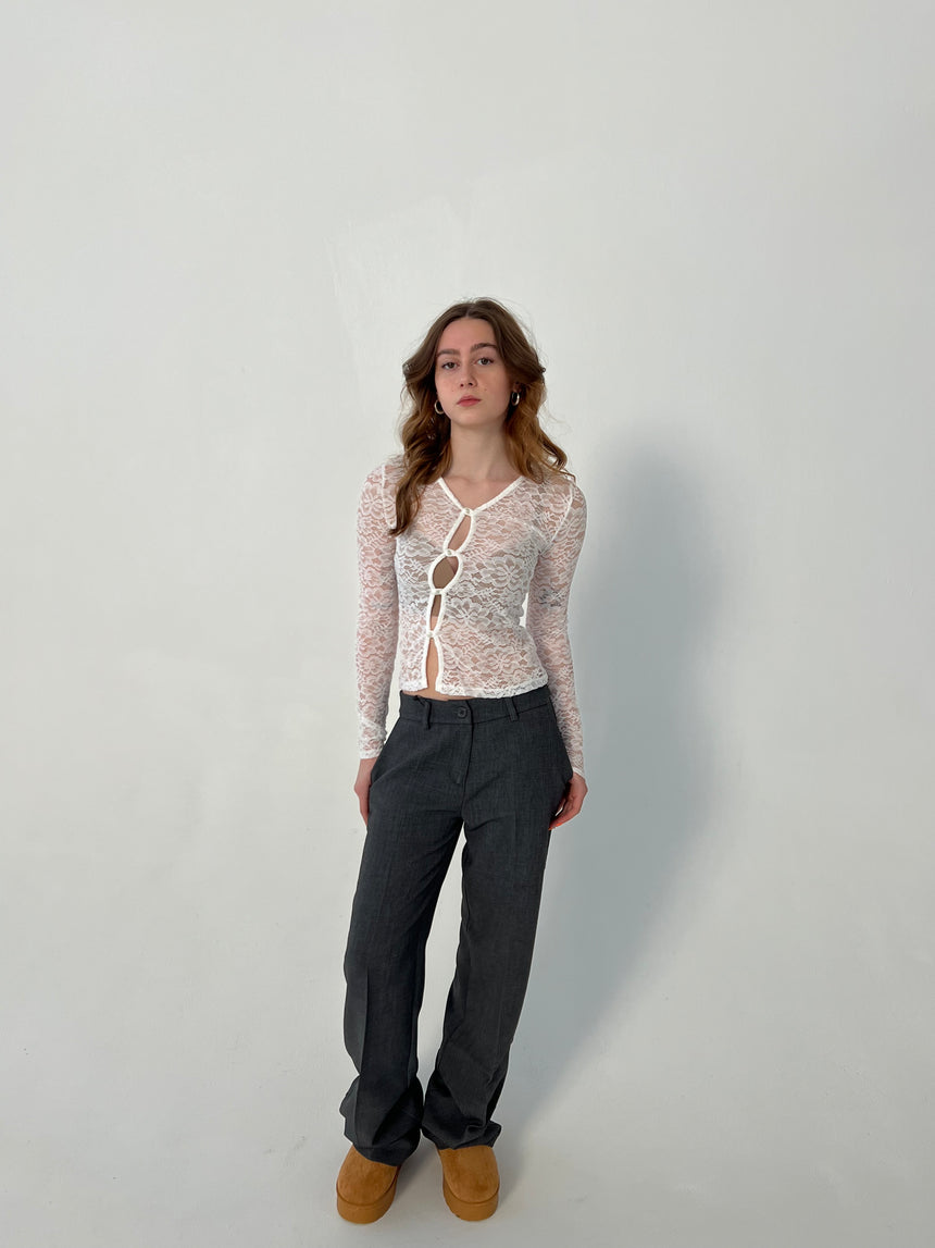 Angelica blonde bluse - Hvid