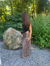 Crystal nederdel - Leopard