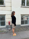 Madison cardigan med lynlås - Sort