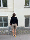 Madison cardigan med lynlås - Sort
