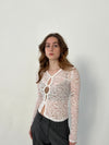 Angelica blonde bluse - Hvid