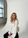 Denisi satin bluse - Hvid