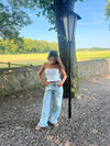 Tone smock top - Hvid