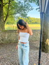 Tone smock top - Hvid