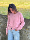 Desideria mohair cardigan - Lyserød