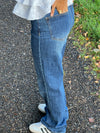 Edelina flare jeans  - Blå denim