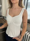 Brigitte top - hvid
