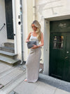 Valeria strik nederdel - Beige