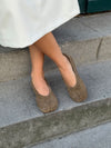 Tonia split toe ballerina - Kaki