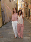 Hadil strik top - Off white