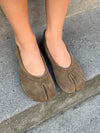 Tonia split toe ballerina - Kaki