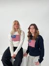 US flag strik - Hvid