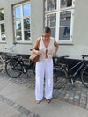 Mathilde Ravn strikvest - Beige
