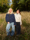Marigona kort frakke - Navy