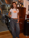 "Sweet life" baby tee - Hvid