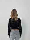 Margarita Blonde bluse - sort