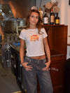 "Sweet life" baby tee - Hvid