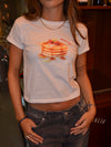 "Sweet life" baby tee - Hvid