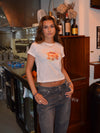 "Sweet life" baby tee - Hvid