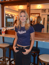 "Melting" baby tee - Navy
