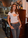 "Sweet life" baby tee - Hvid