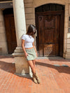 Nynnely nederdel/shorts - Kaki