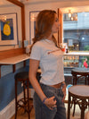 "Dad´s favorite" baby tee - Grå