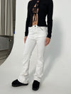 Morina bootcut jeans - Hvid