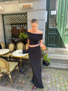Mathilde Ravn maxi nederdel - Sort