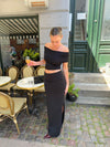 Mathilde Ravn maxi nederdel - Sort