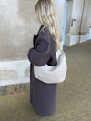 Palma flettet skuldertaske - Beige