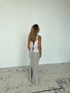 Lucy maxi hør nederdel - Beige