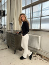 Morina bootcut jeans - Hvid