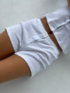 Kaya pointelle shorts - Hvid